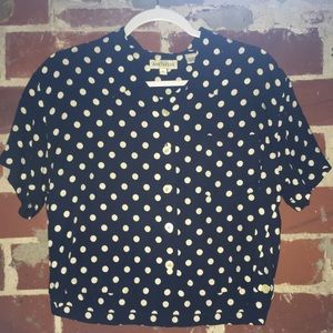 Ann Taylor Cropped Button Down